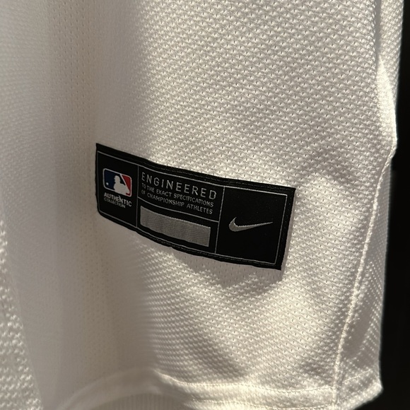 Max Scherzer Texas Rangers Nike 2024 Gold Collection Elite Player Jersey – White - Picture 4 of 7